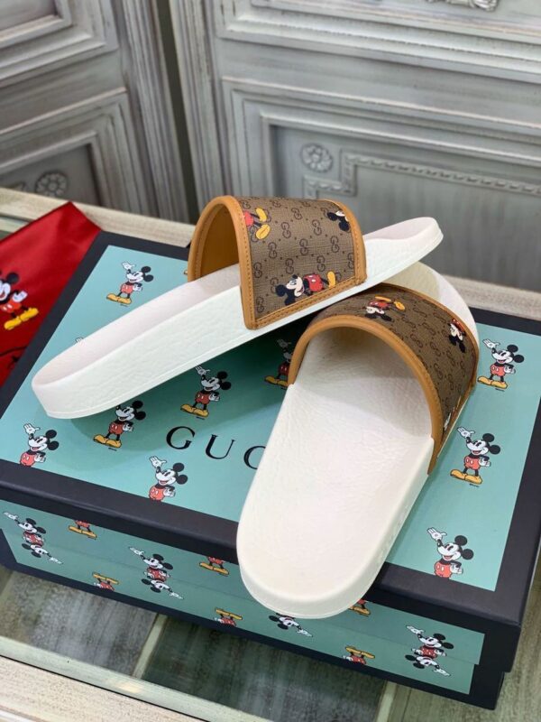 Gucci x Disney Pool Slides Spring/Summer 2020 Collection, Brown Women Shoes - Image 8