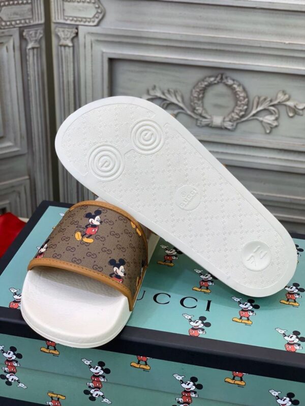 Gucci x Disney Pool Slides Spring/Summer 2020 Collection, Brown Women Shoes - Image 7