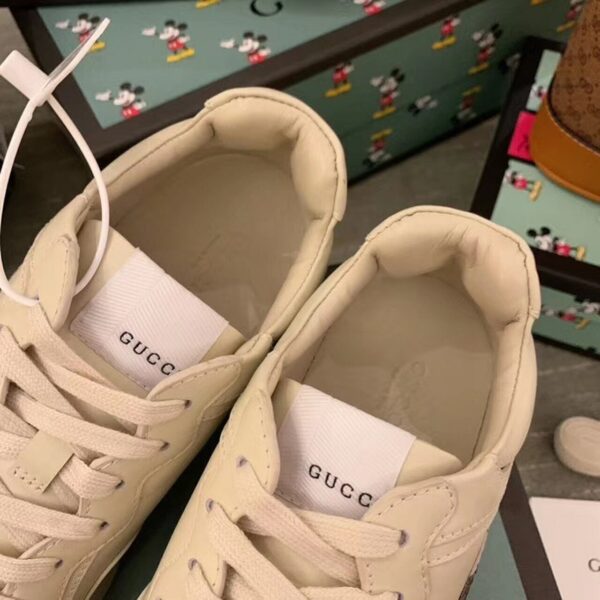 Gucci x Disney Rhyton Dad Sneakers 602049Spring/Summer 2020 Collection, White Women Shoes - Image 5