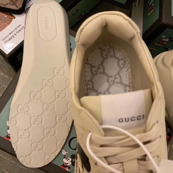 Gucci x Disney Rhyton Dad Sneakers 602049Spring/Summer 2020 Collection, White Women Shoes - Image 8