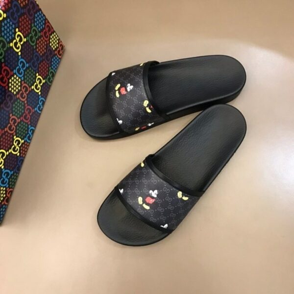 Gucci x Disney Slide SandalsSpring/Summer 2020 Collection, Black Women Shoes - Image 5