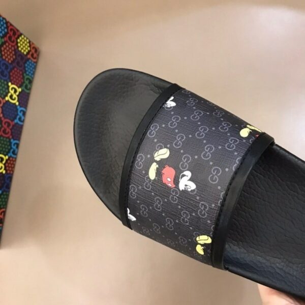 Gucci x Disney Slide SandalsSpring/Summer 2020 Collection, Black Women Shoes - Image 8