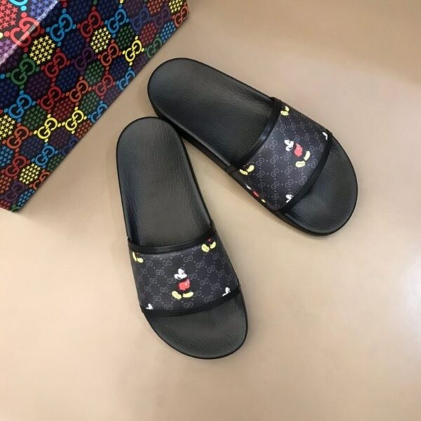 Gucci x Disney Slide SandalsSpring/Summer 2020 Collection, Black Women Shoes - Image 2