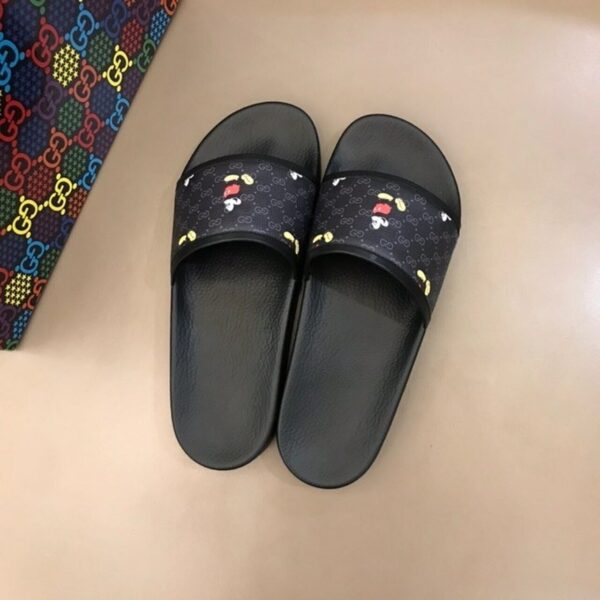 Gucci x Disney Slide SandalsSpring/Summer 2020 Collection, Black Women Shoes - Image 4
