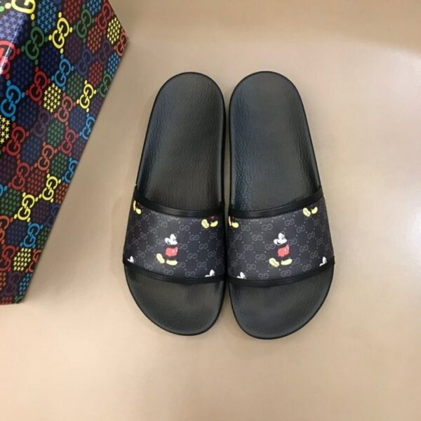 Gucci x Disney Slide SandalsSpring/Summer 2020 Collection, Black Women Shoes