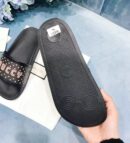Guccy Logo Pursuit Canvas Slide Pool Sandals Spring/Summer 2018 Collection, Black Women Shoes