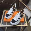 Hermes 2021 new men's color block sneakers