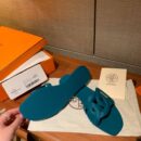 Hermes Aloha PVC Jelly Sandals Spring /Summer Collection Malachite