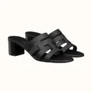 Hermes Amica Sandal Noir