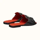 Hermes Auteuil Sandal Noir