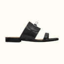 Hermes Avenue Sandal Noir