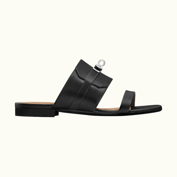 Hermes Avenue Sandal Noir - Image 4