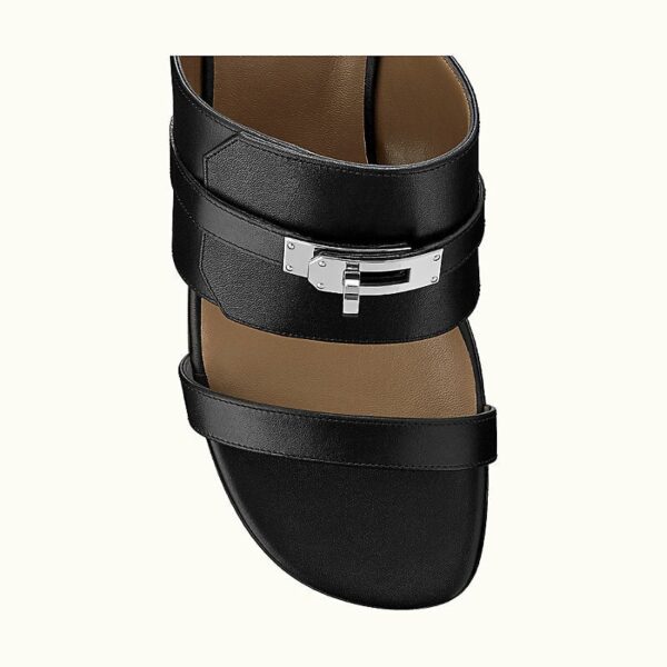 Hermes Avenue Sandal Noir - Image 2