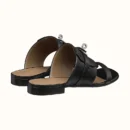 Hermes Avenue Sandal Noir