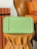 Hermes Birkin 25 Nata Swift Gold Hardware Green