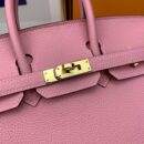 Hermes Birkin 25 Nata Swift Gold Hardware Pink