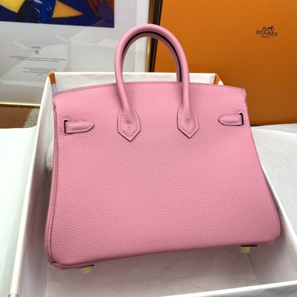 Hermes Birkin 25 Nata Swift Gold Hardware Pink - Image 2