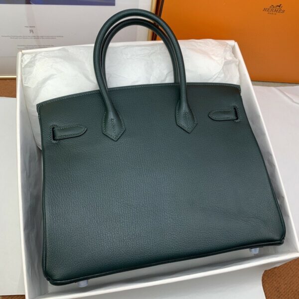 Hermes Birkin 30 Nata Swift Silver - Image 2