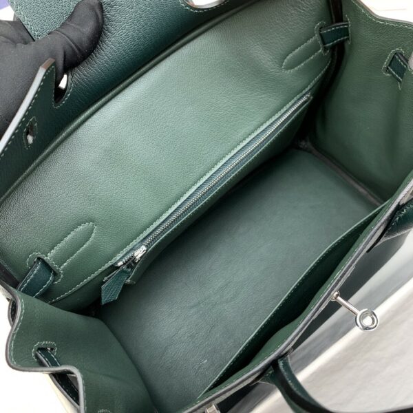 Hermes Birkin 30 Nata Swift Silver - Image 4