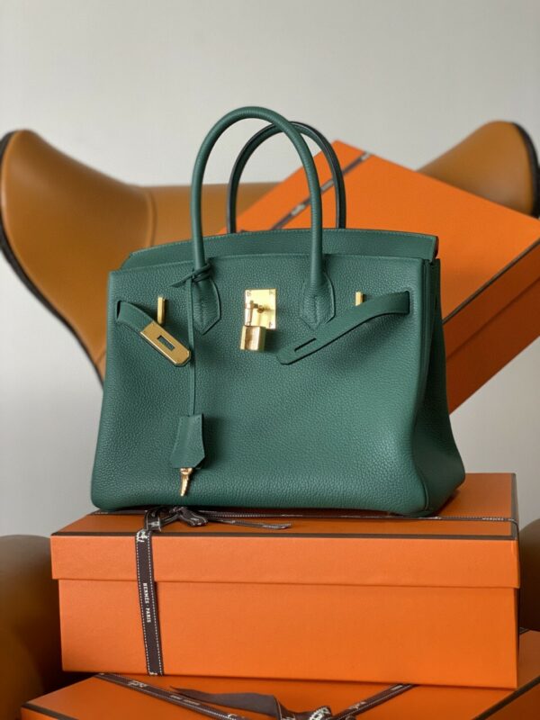 Hermes Birkin 30 Nata Swift Silver Hardware - Image 8