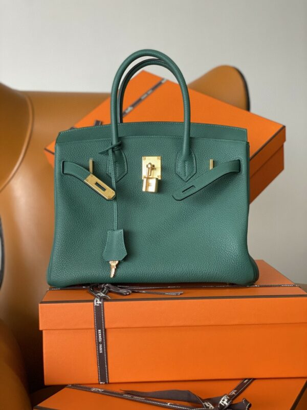 Hermes Birkin 30 Nata Swift Silver Hardware - Image 5