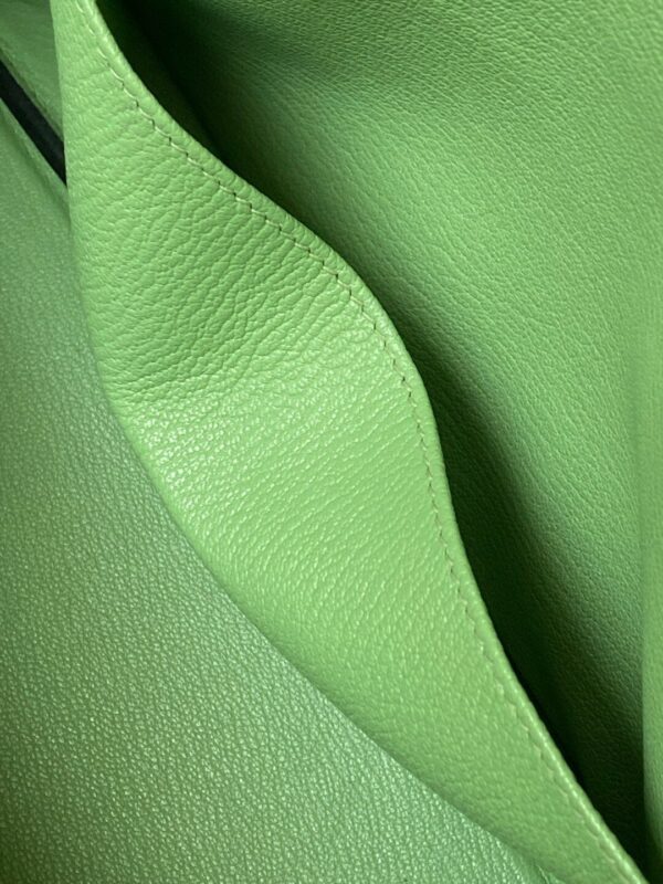 Hermes Birkin 30 Nata Swift Silver Hardware Green - Image 5