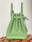 Hermes Birkin 30 Nata Swift Silver Hardware Green