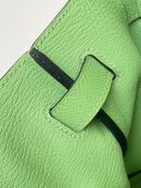 Hermes Birkin 30 Nata Swift Silver Hardware Green
