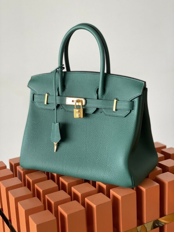 Hermes Birkin 30 Nata Swift Silver Hardware - Image 6