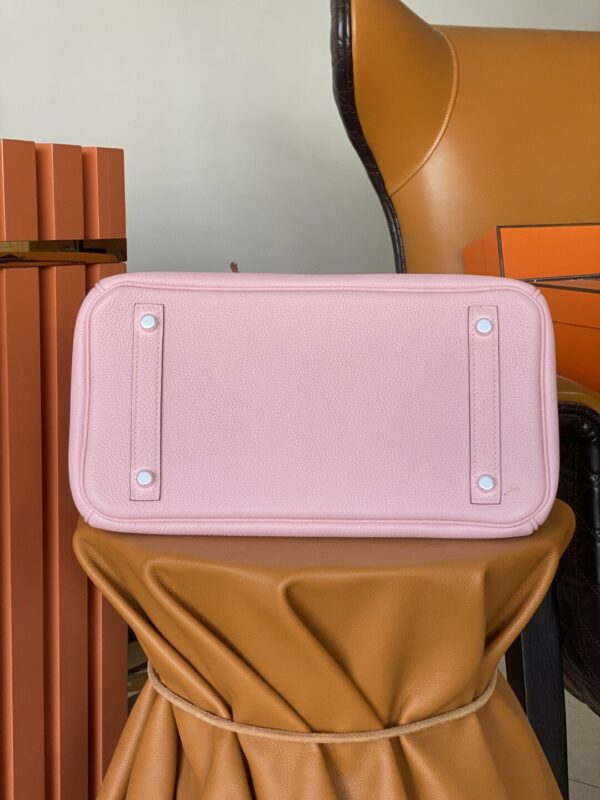 Hermes Birkin 30 Nata Swift Silver Hardware Pink - Image 3