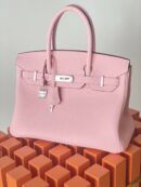 Hermes Birkin 30 Nata Swift Silver Hardware Pink