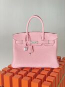 Hermes Birkin 30 Nata Swift Silver Hardware Pink