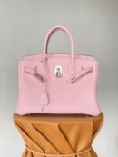 Hermes Birkin 30 Nata Swift Silver Hardware Pink