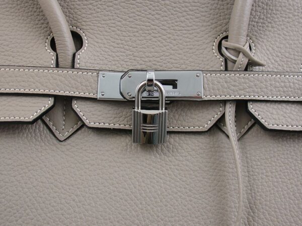 Hermes Birkin 30 Togo Leather Grey - Image 6