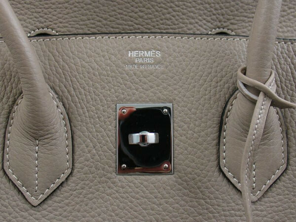 Hermes Birkin 30 Togo Leather Grey - Image 5