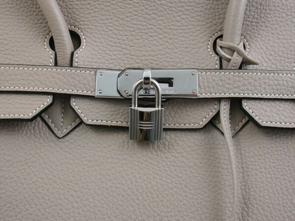 Hermes Birkin 30 Togo Leather Grey - Image 9