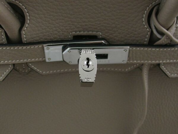 Hermes Birkin 30 Togo Leather Grey - Image 6