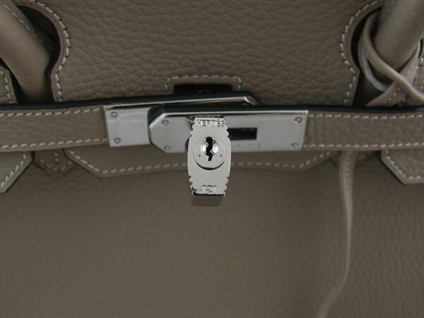 Hermes Birkin 30 Togo Leather Grey - Image 7