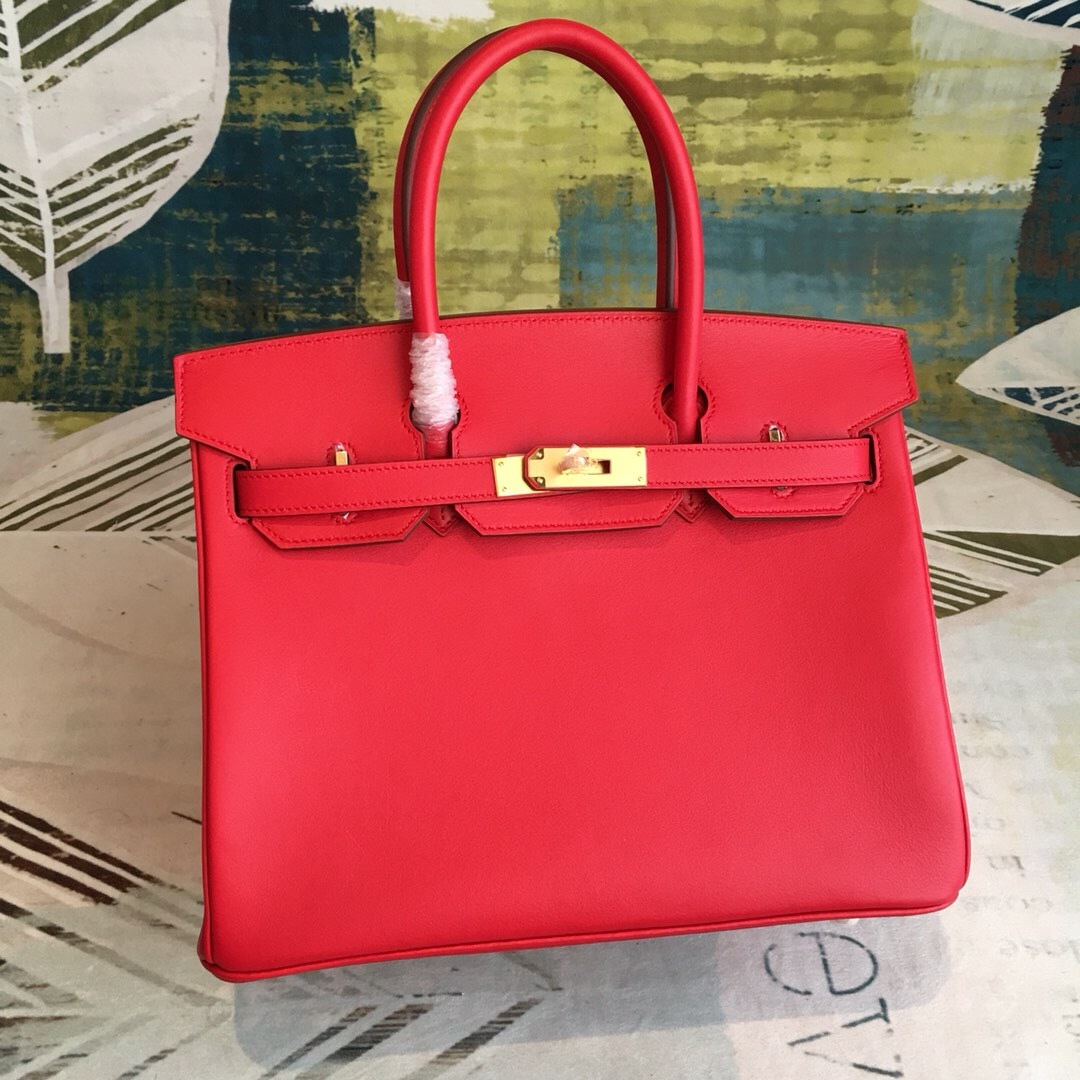 Hermes Birkin 30cm Red