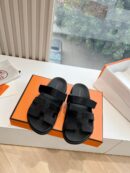 Hermes Black Sandal