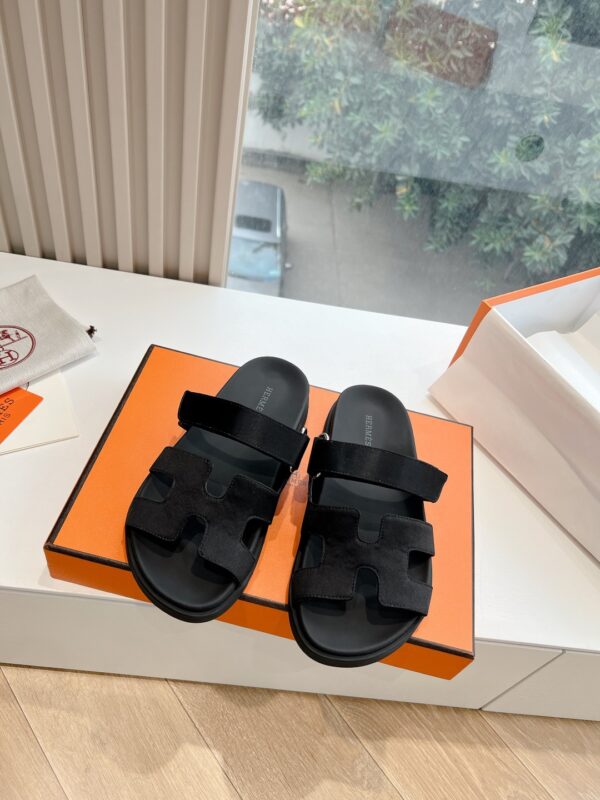 Hermes Black Sandal - Image 4