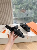 Hermes Black Sandal