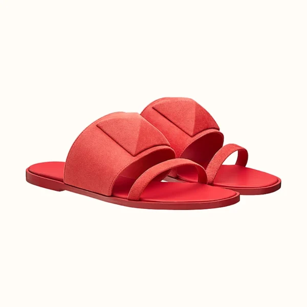Hermes Caia Sandal Rouge Corazon