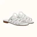 Hermes Camelia Sandal Blanc