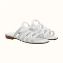 Hermes Camelia Sandal Blanc