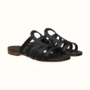 Hermes Camelia Sandal Noir