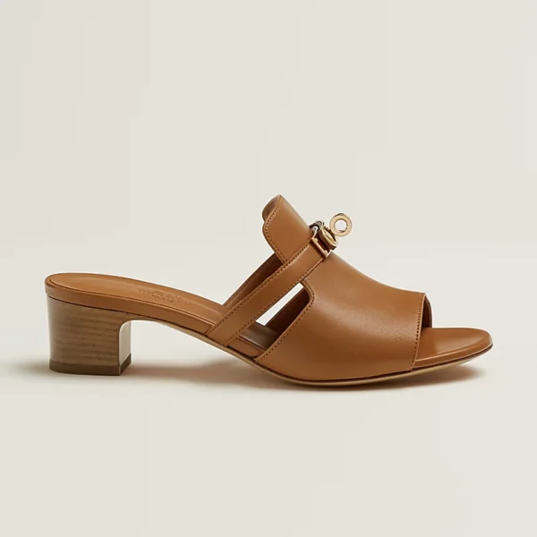 Hermes Candy Kelly Naturel Goatskin Sandal - Image 2