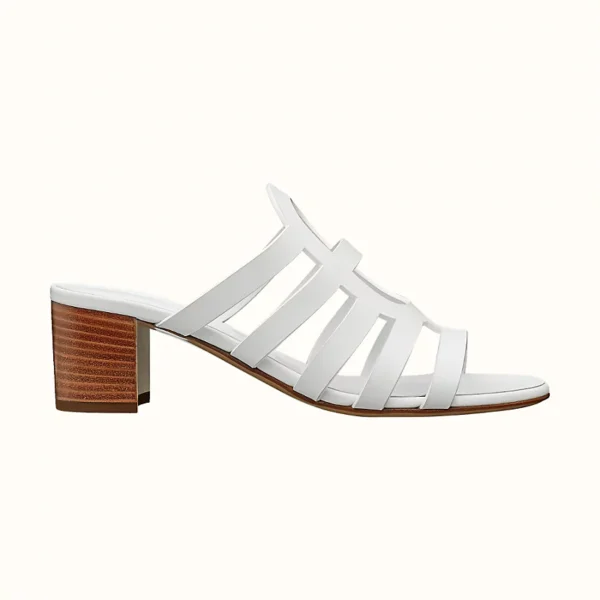 Hermes Celena Sandal Blanc - Image 2
