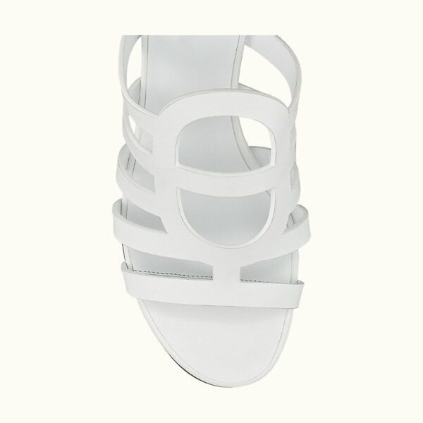 Hermes Celena Sandal Blanc - Image 4