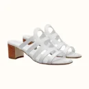 Hermes Celena Sandal Blanc